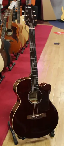 Aria Electro Acoustic Guitar Brown Passive Electrics