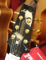 Aria Pro 2 PE - F80 Reissue Les Paul Shape Electric Guitar Black In stock Sarum Guitars & drums Salisbury head stock - Cliquer pour agrandir