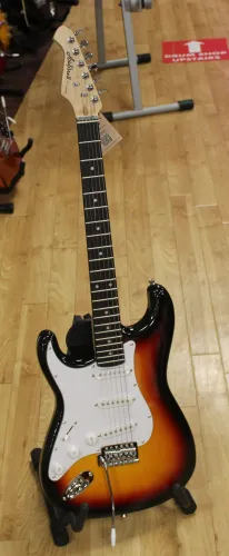 Aria Pro 2 STB Left Handed Electric Bass Guitar Smoked Sunburst 04