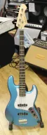 Aria Pro 2 STB Series Electric Bass Guitar Blue Sparkle 04