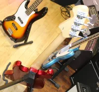 Aria Pro 2 STB Series Electric Bass Guitar Red Sarum Guitars 01 - Click to enlarge