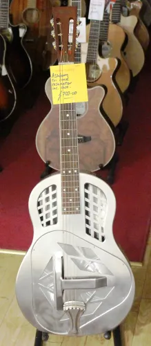 Ashbury Resonator Tri Cone Resonator Including Case Sarum Guitars 05