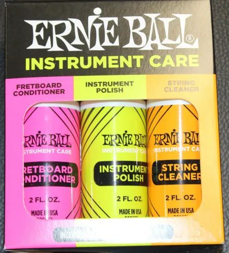 Ernie Ball Instrument Clean Polish & Conditioner Set 01