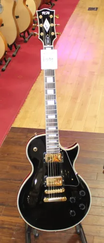 FGN Fujigen Les Paul Type Electric Guitar Black Sarum Guitars & Drums Salisbury Wiltshire 04