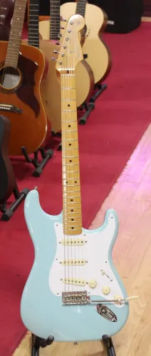 Fender Stratocaster MIM Blue 50's Reissue Electric Guitar 04