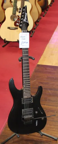 Ibanez S520 Black Electric Guitar Sarum Guitars Music Shop 04