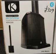 Kinsman KPA 500 Compact Tower 240w PA System Sarum Guitars Pic2
