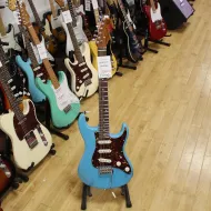 Levinson Sceptre Stratocaster Type Electric Guitar Blue Sarum Guitars & Drums Salisbury Wiltshire
