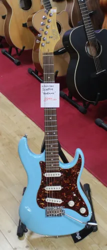 Levinson Sceptre Ventana Stratocaster Style Electric Guitar Blue Sarum Guitars & Drums Salisbury Wiltshire 04