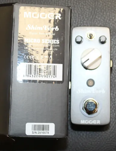 Mooer Shim Verb Digital Guitar Effects Pedal Micro Pedal Mooer Sarum Guitars and Drums Salisbury 