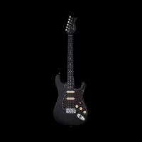 Mooer MSC10 Pro Stratocaster Style Electric Guitar Black 03