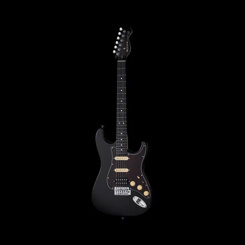 Mooer MSC10 Pro Stratocaster Style Electric Guitar Black 03