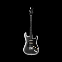 Mooer MSC10 Pro Stratocaster Style Electric Guitar Silver 02
