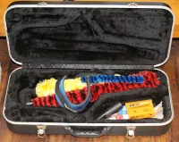 Tenor Saxophone In Case Including Accessories Sarum Guitars & Drums 01 - Click to enlarge