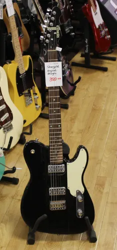 Shergold Telecaster Type Electric Guitar Black Sarum Guitars & Drums Salisbury Wiltshire 