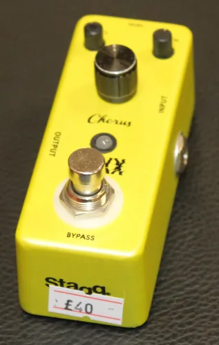 Stagg Blaxx Chorus Pedal Guitar Mini Chorus Pedal 01