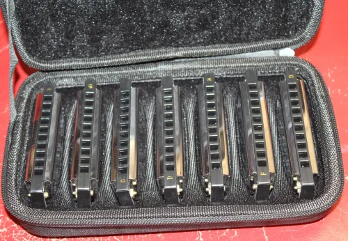 Stagg Harmonica Set 7 Piece All Different Keys Sarum Guitars 03