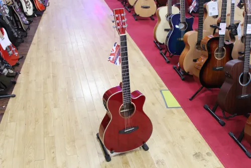 Tanglewood TW4 CE FG Electro Acoustic Guitar Red